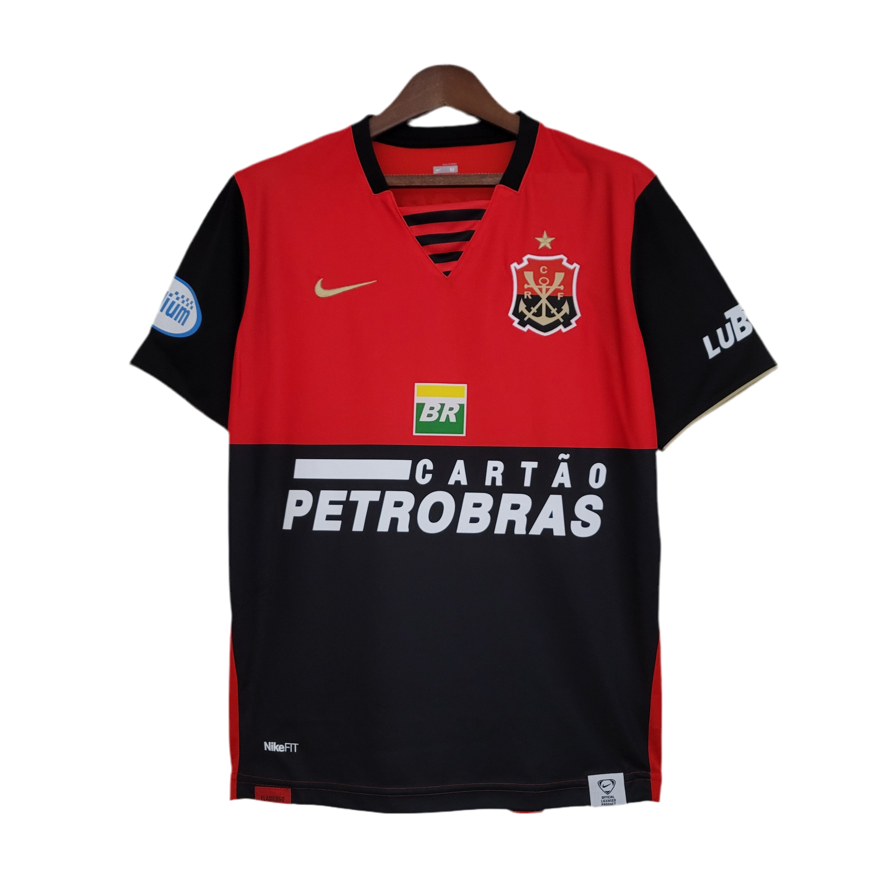 Camisa Flamengo Retrô 2007/2008 - Vermelha e Preta