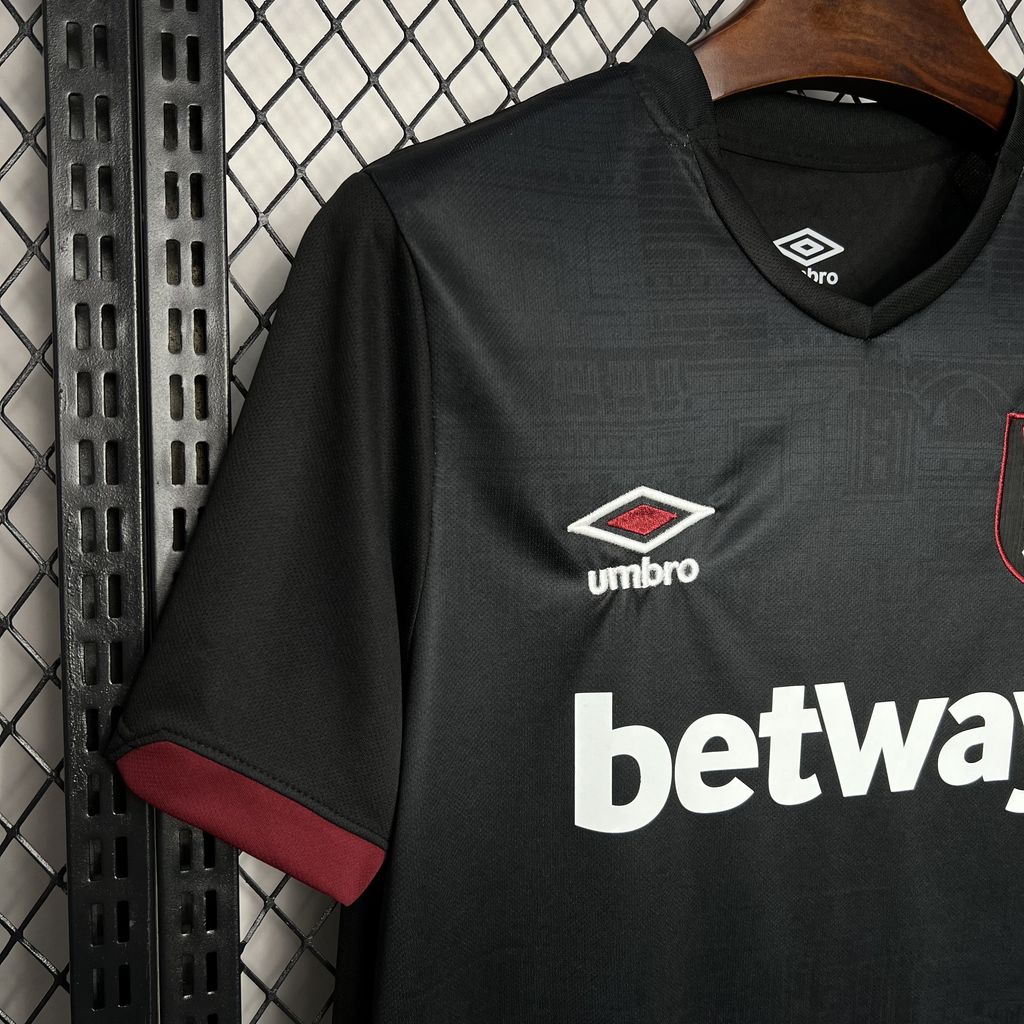 Camisa West Ham Home 24/25 Versão Torcedor