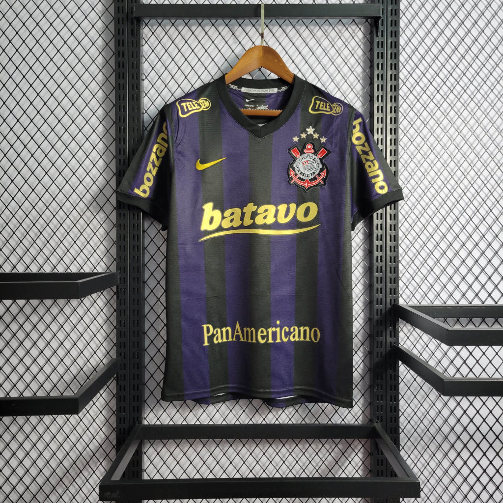 Camisa Retrô Corinthians II 09/10 Masculina - Roxa