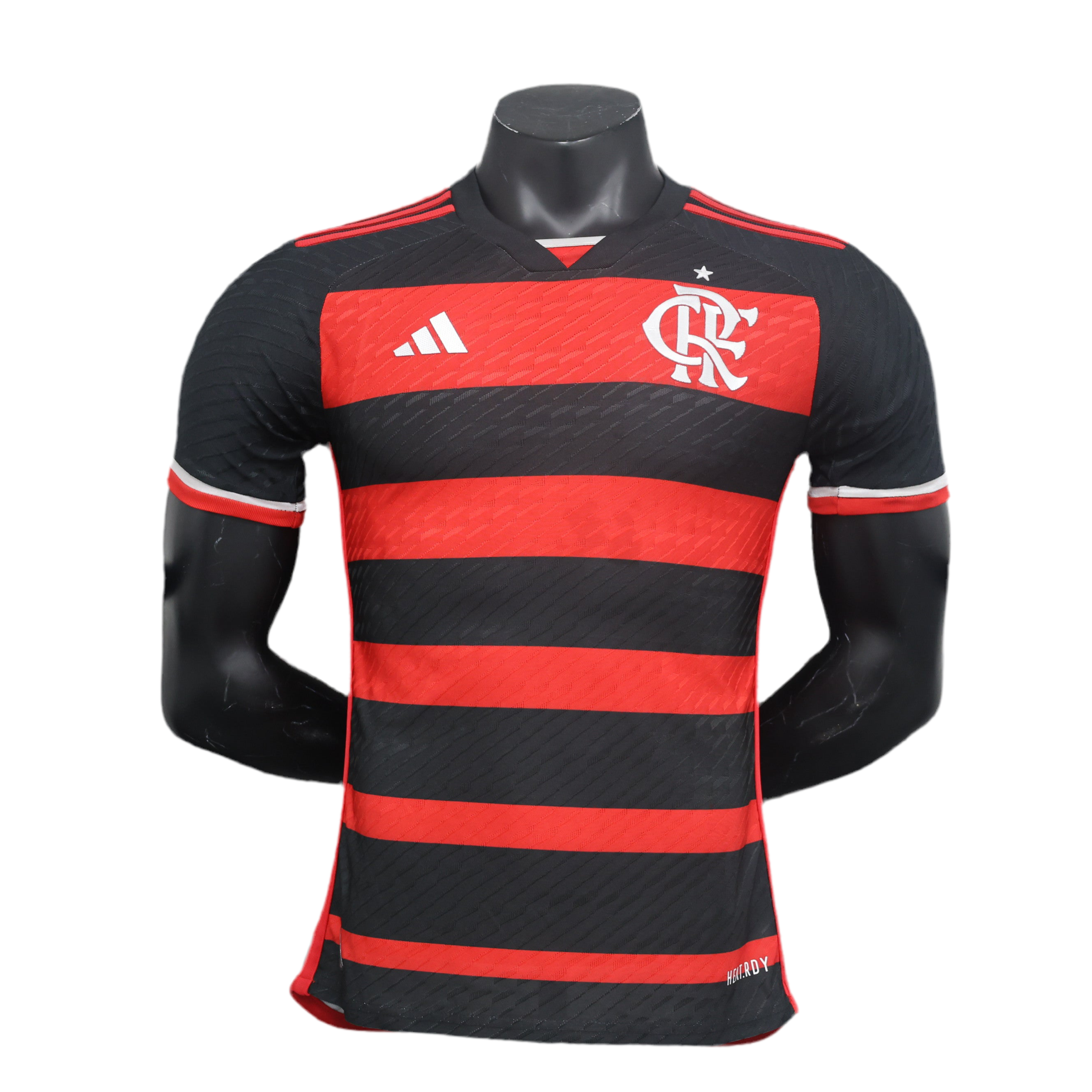 Camisa Flamengo I 24/25 - Vermelha e Preta - Masculino Jogador