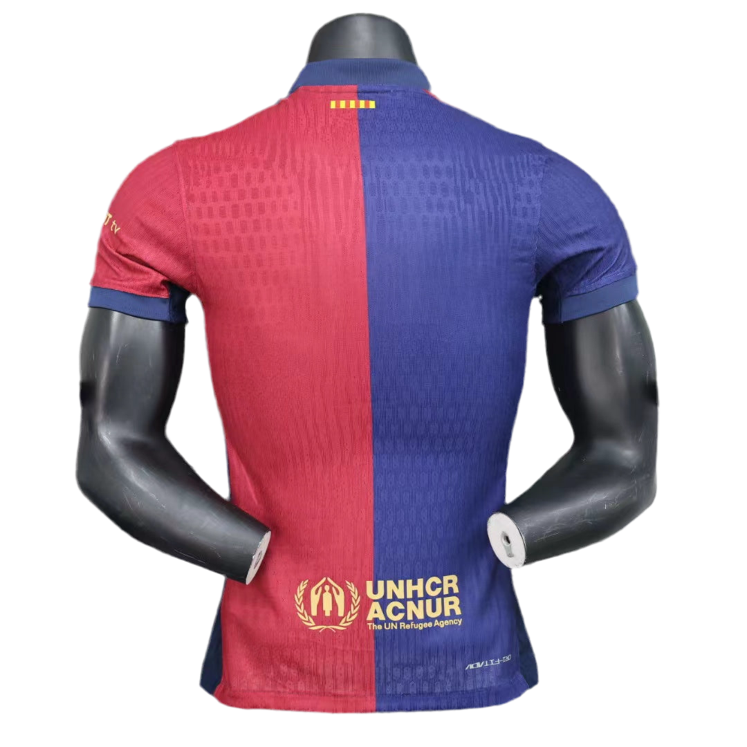 Camisa Barcelona I 24/25 Vermelha e Azul- Jogador
