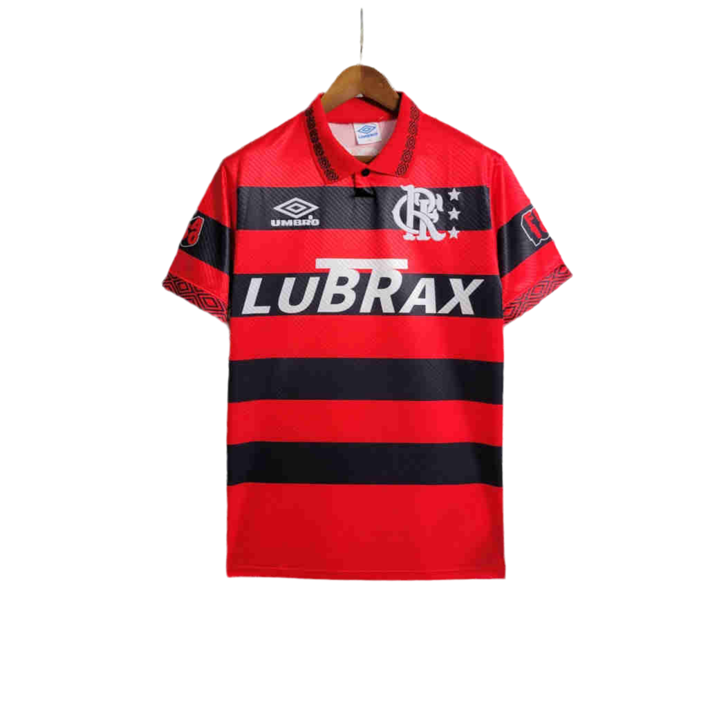 Camisa Flamengo Retrô 94-95 Vermelha e Preta