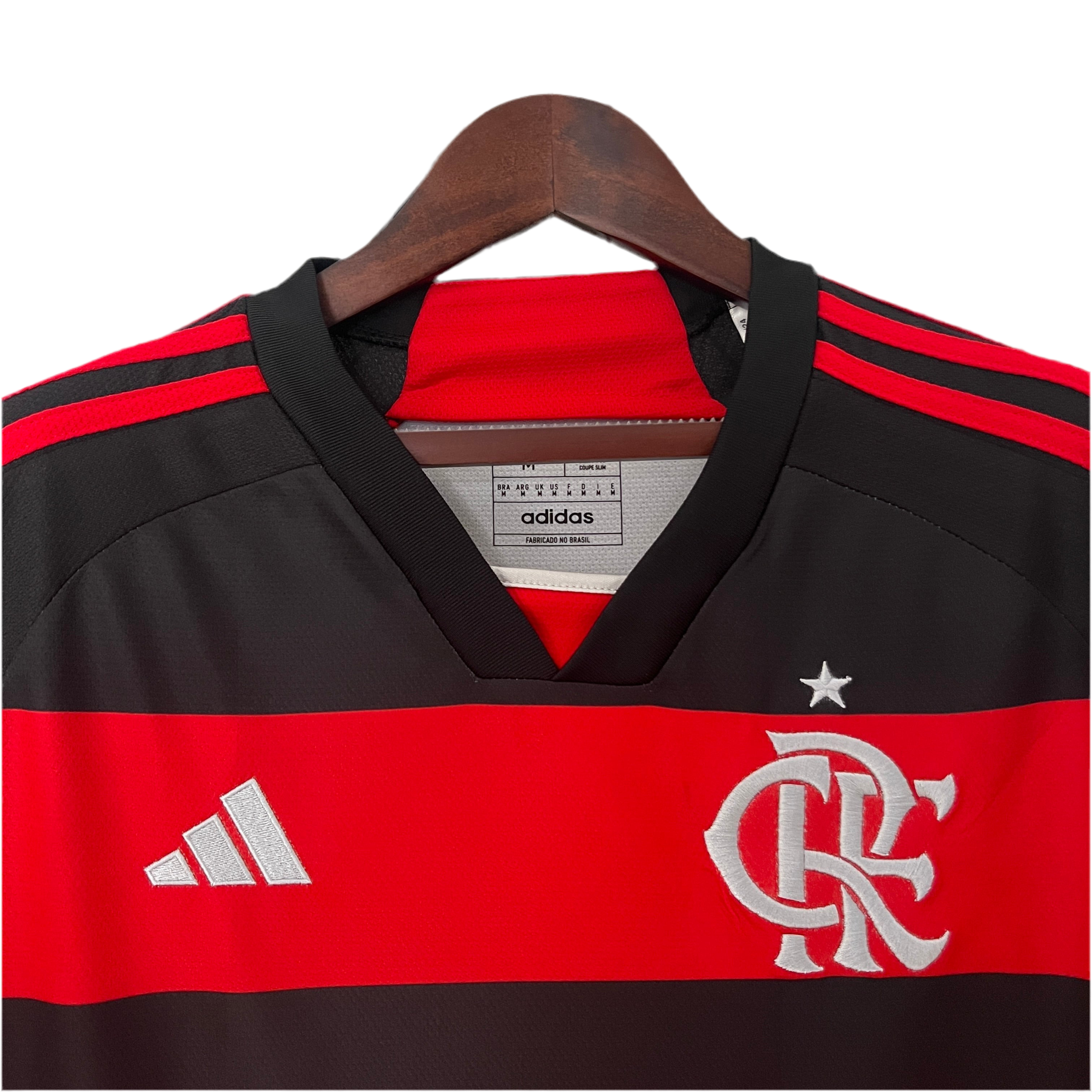 Camisa Manga Longa Flamengo I 24/25 - Vermelho e Preto