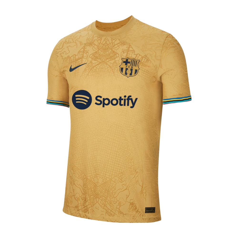 Camisa Barcelona II 22/23 Dourada