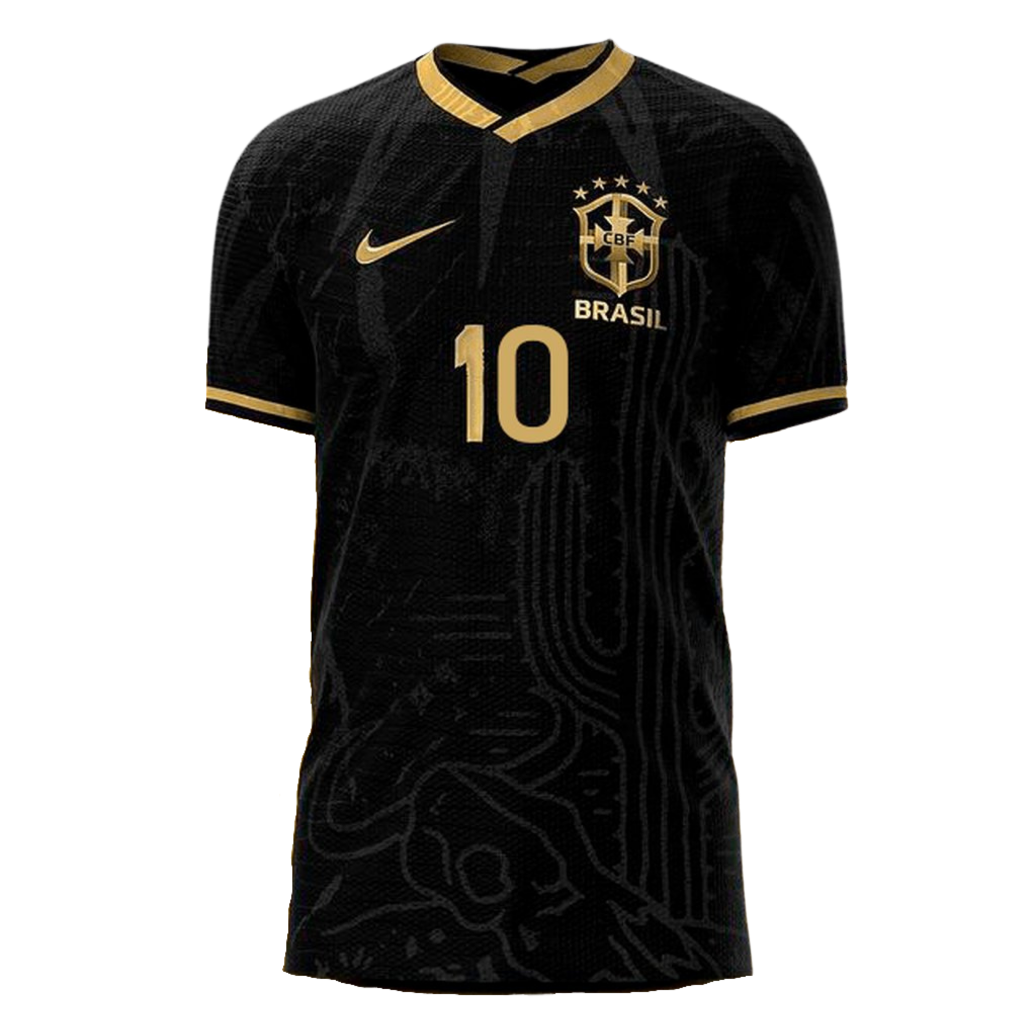 Camisa Seleção Brasil Fourth 2022 Preto - Conceito Nordeste