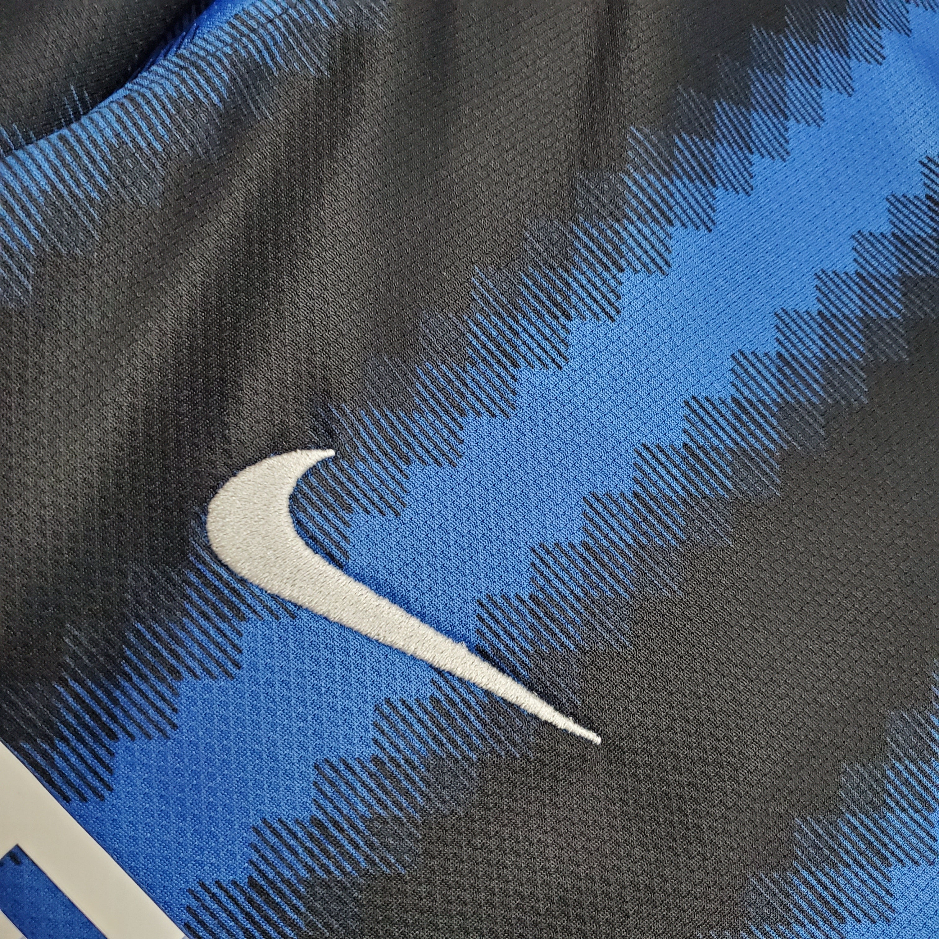 Camisa Manga Longa Inter de Milão I 10/11 Azul e Preto