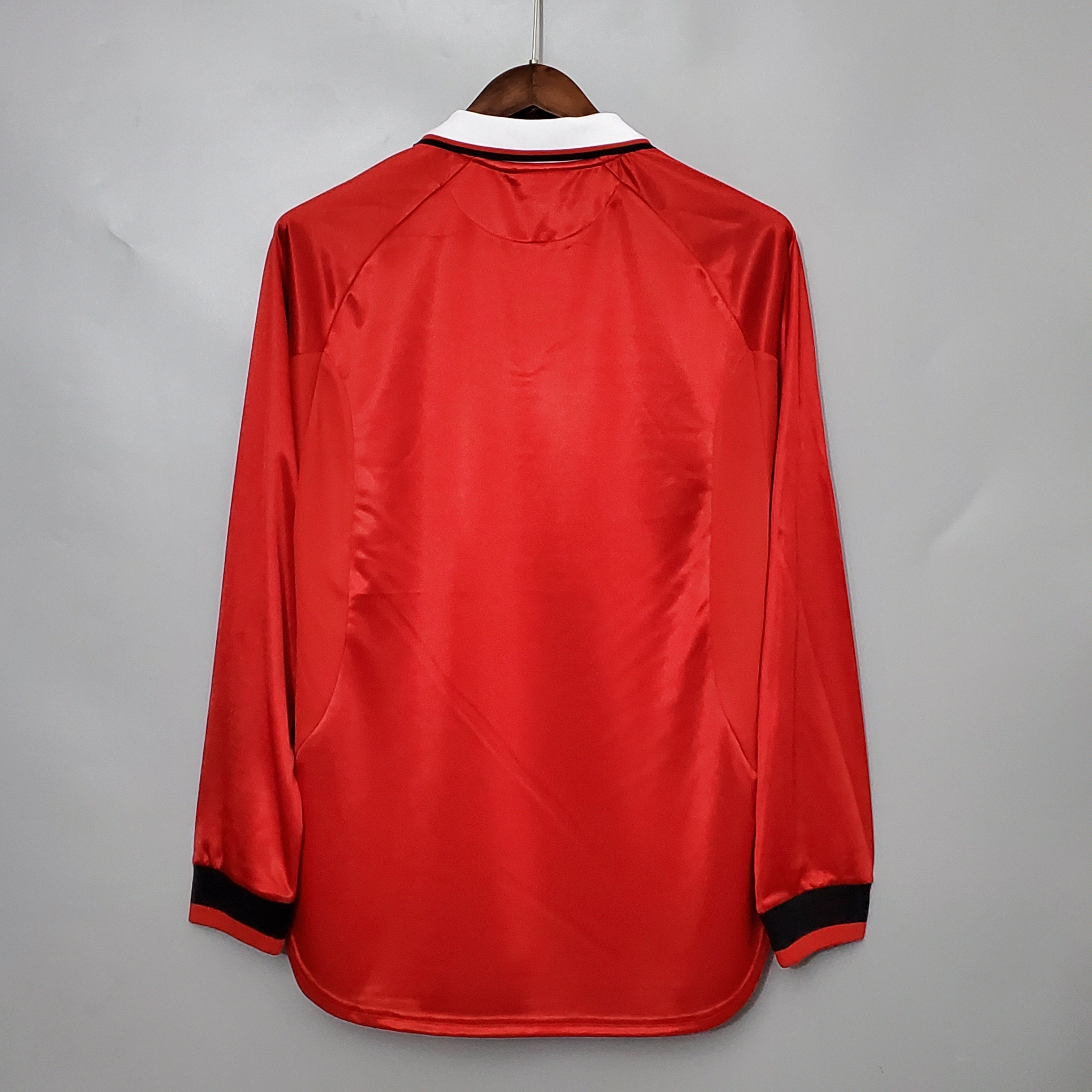 Camisa Manga Longa Manchester United 1999 Vermelho