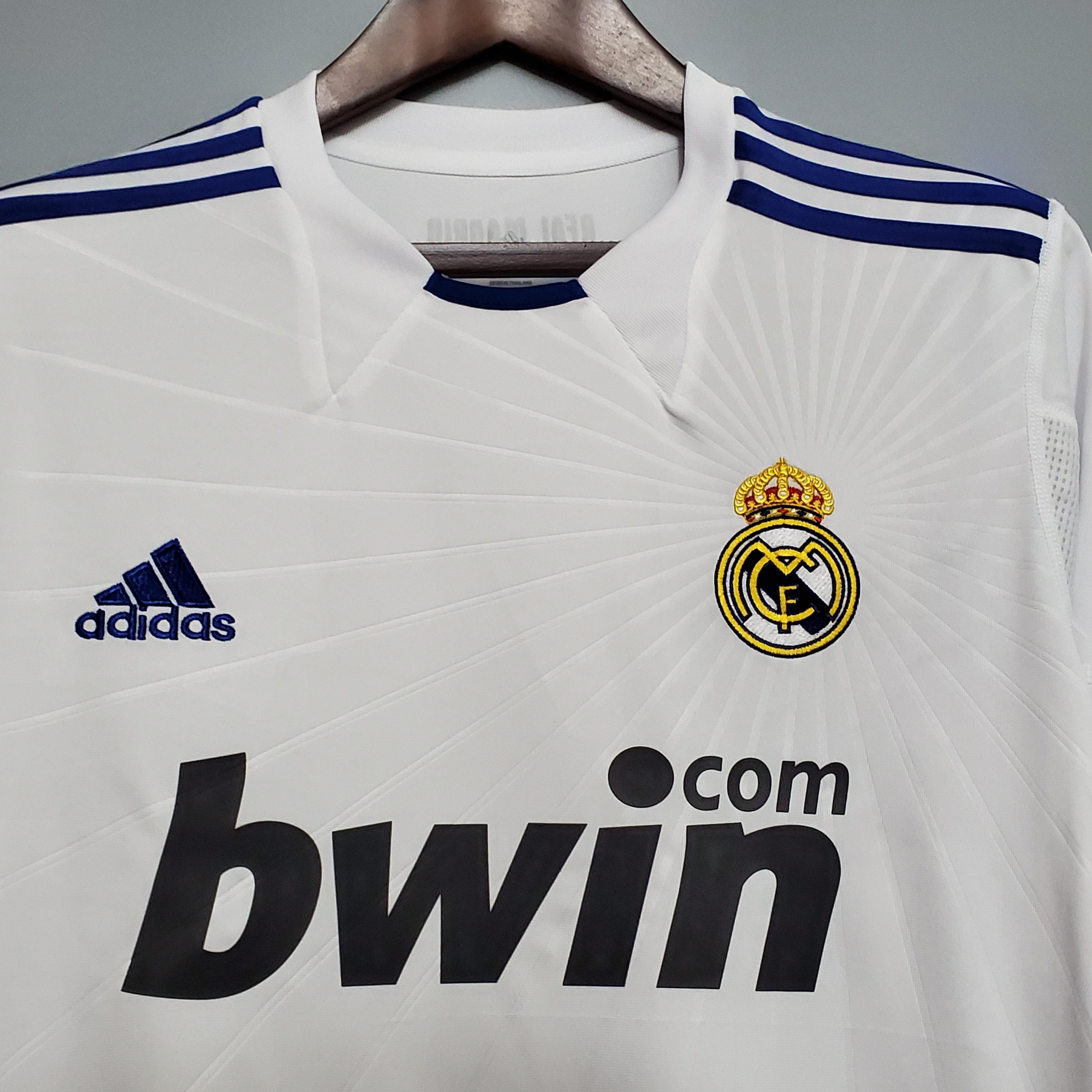 Camisa Manga Longa Real Madrid 10/11 Branco