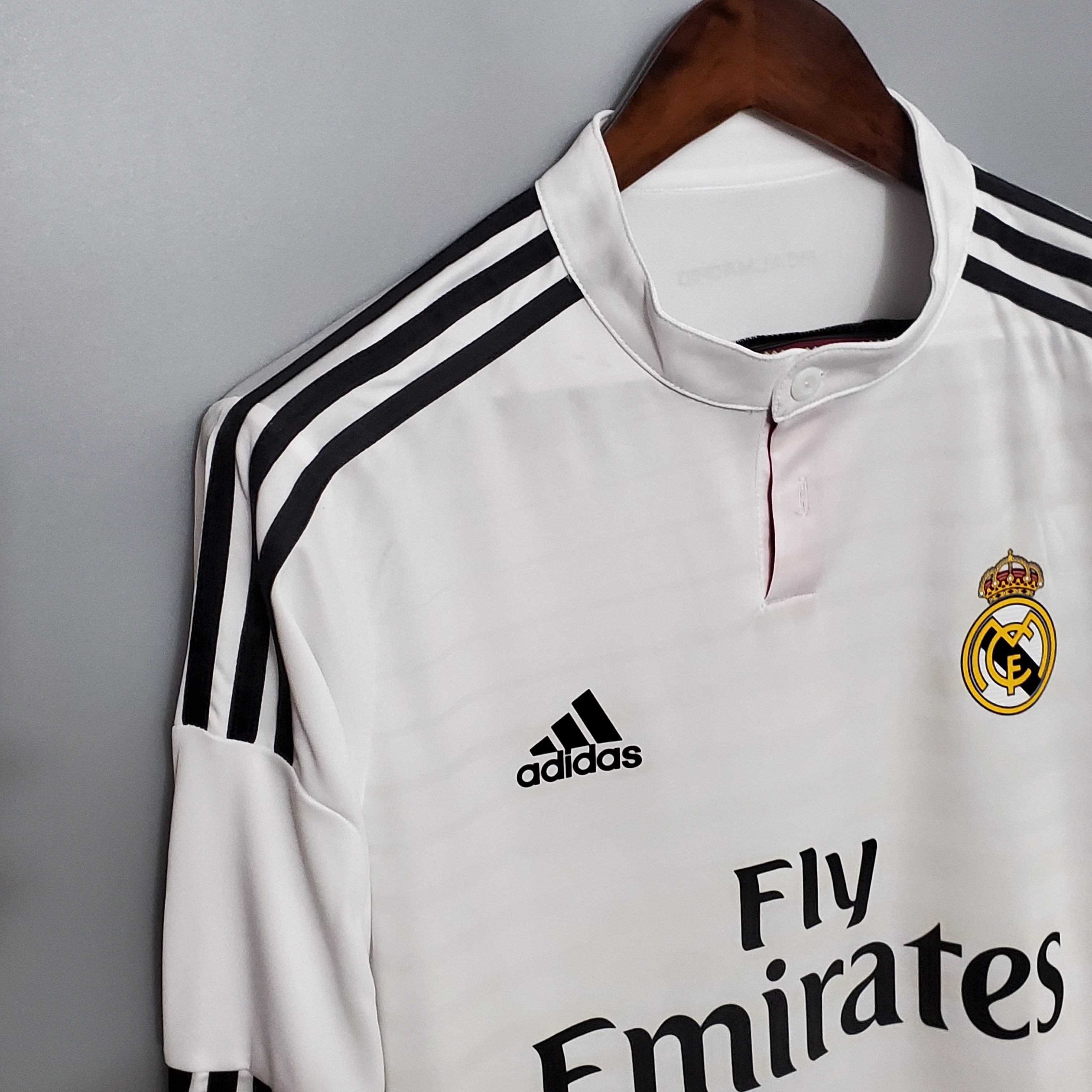 Camisa Manga Longa Real Madrid 14/15 Branco