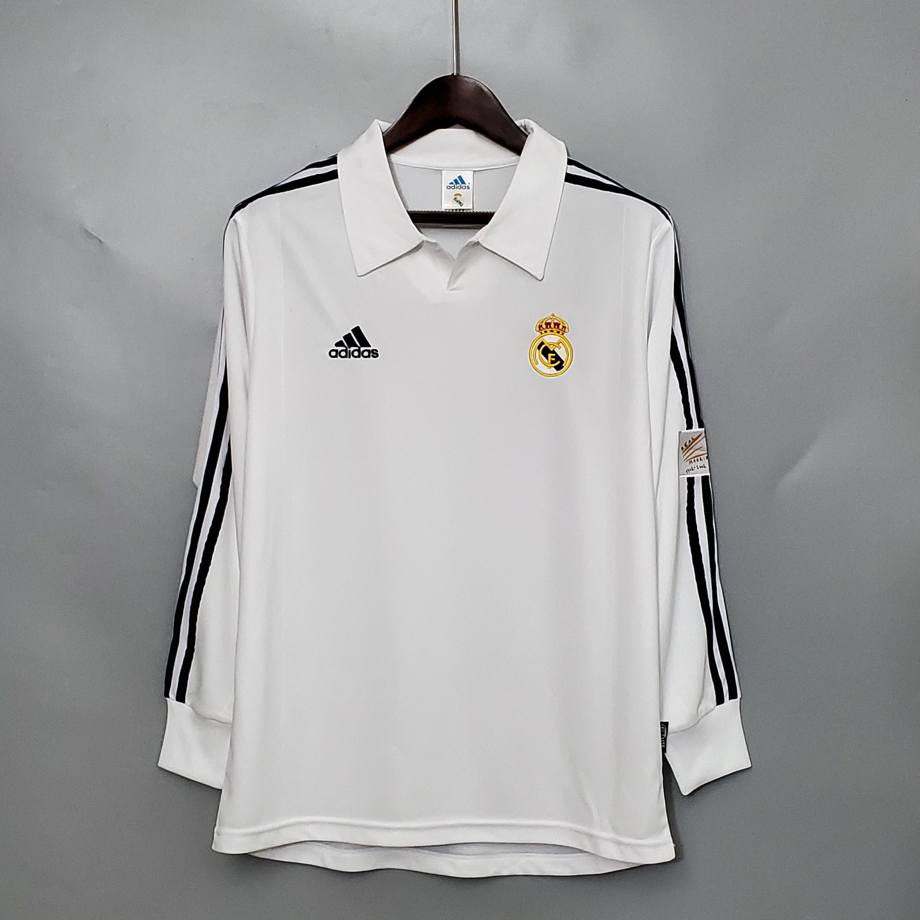 Camisa Manga Longa Real Madrid 2002 Branco