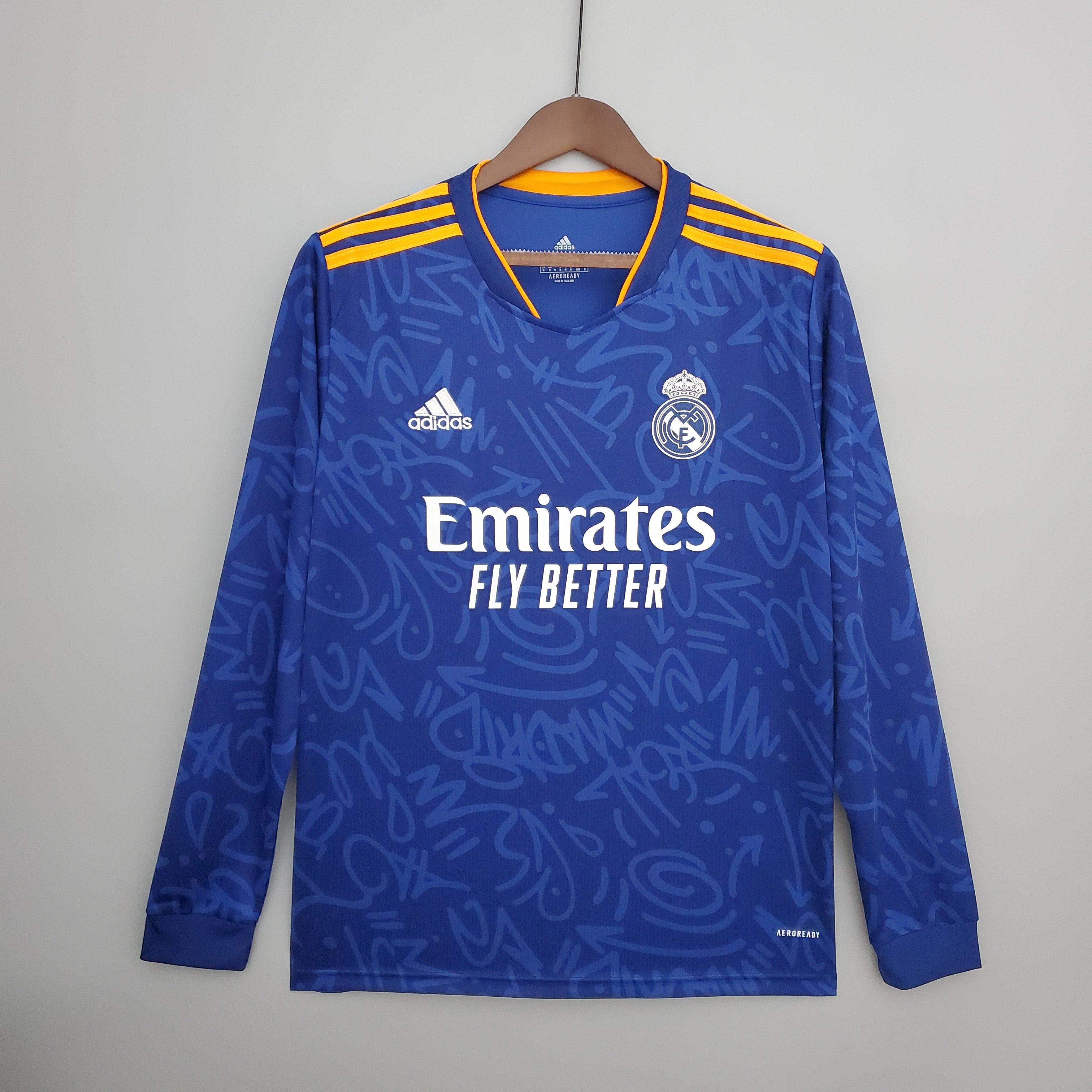 Camisa Manga Longa Real Madrid II 21/22 Azul