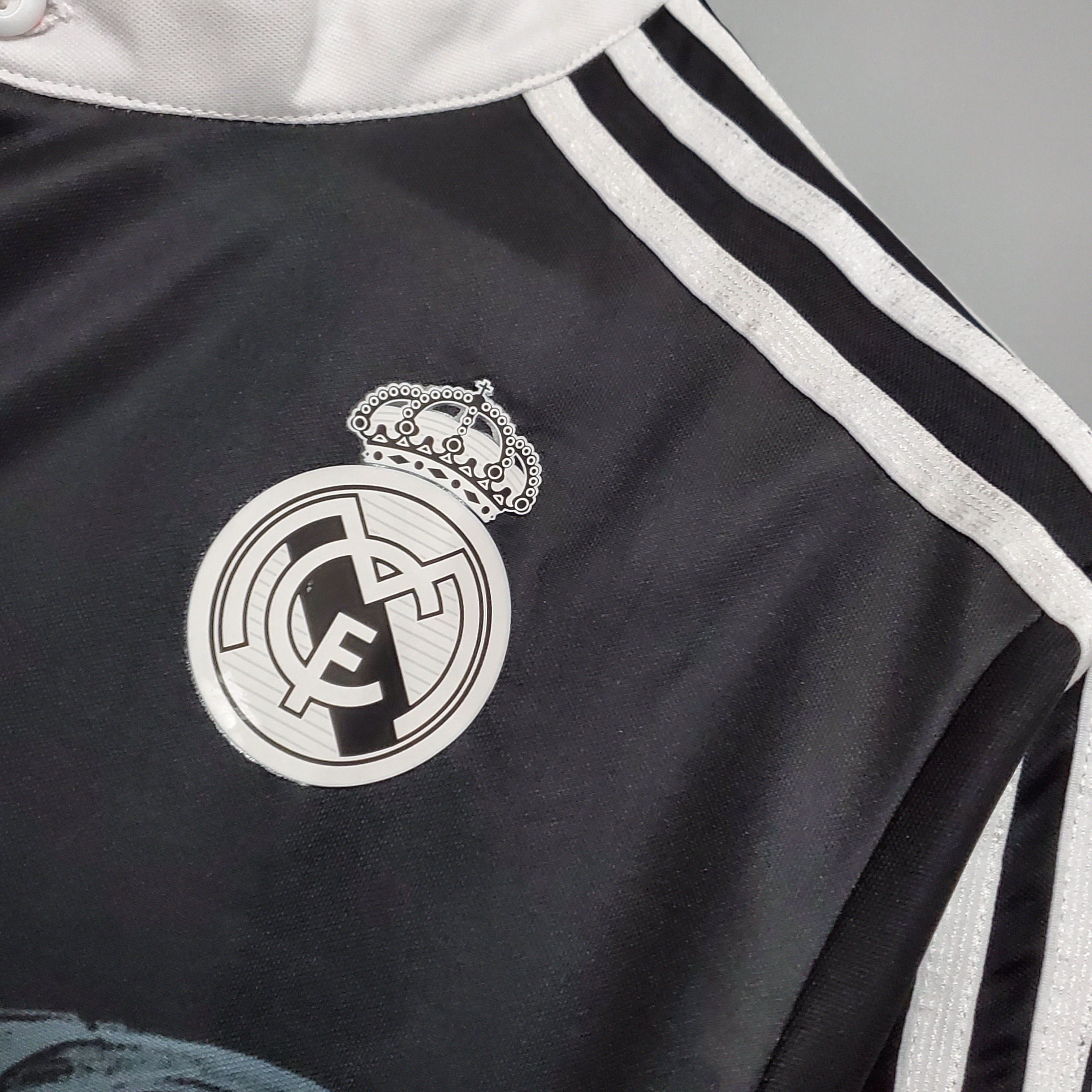 Camisa Manga Longa Real Madrid Third 14/15 Preto