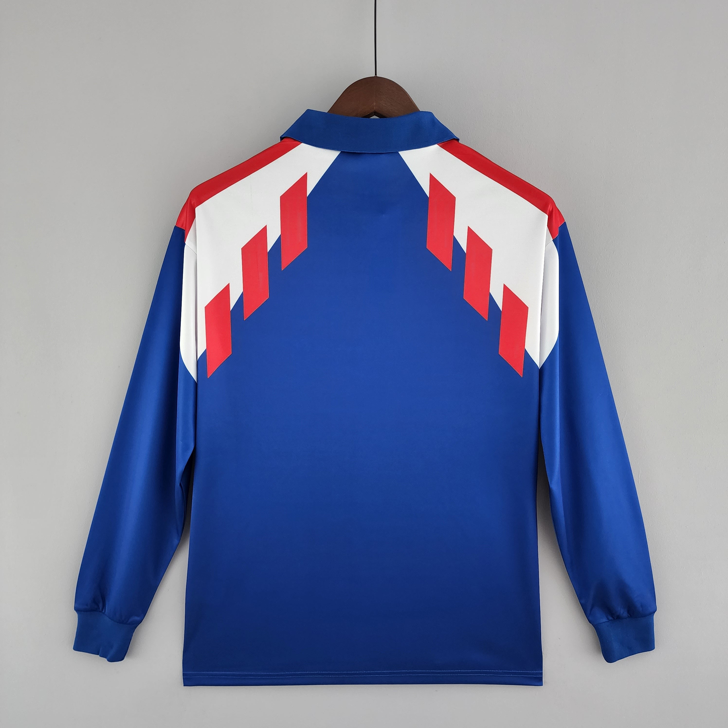Camisa Manga Longa Seleção França 88/90 Azul