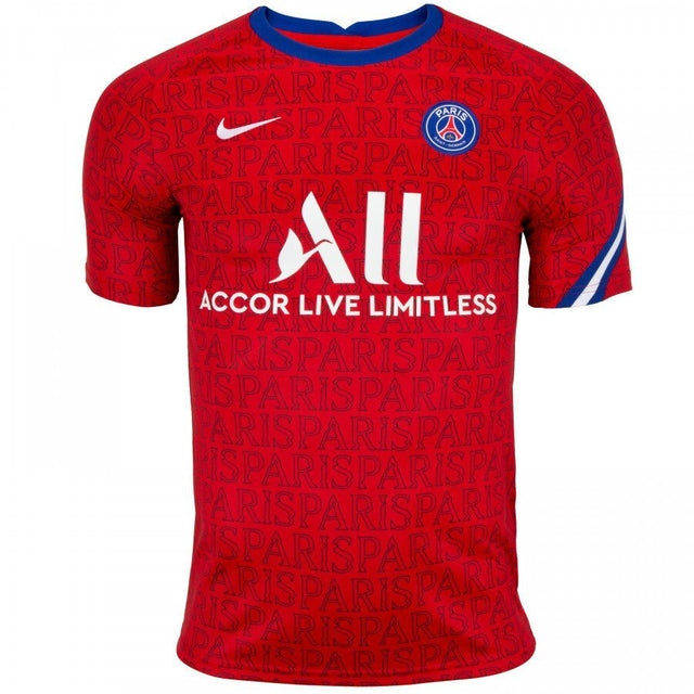 Camisa Pré-jogo PSG 20/21 Vermelho