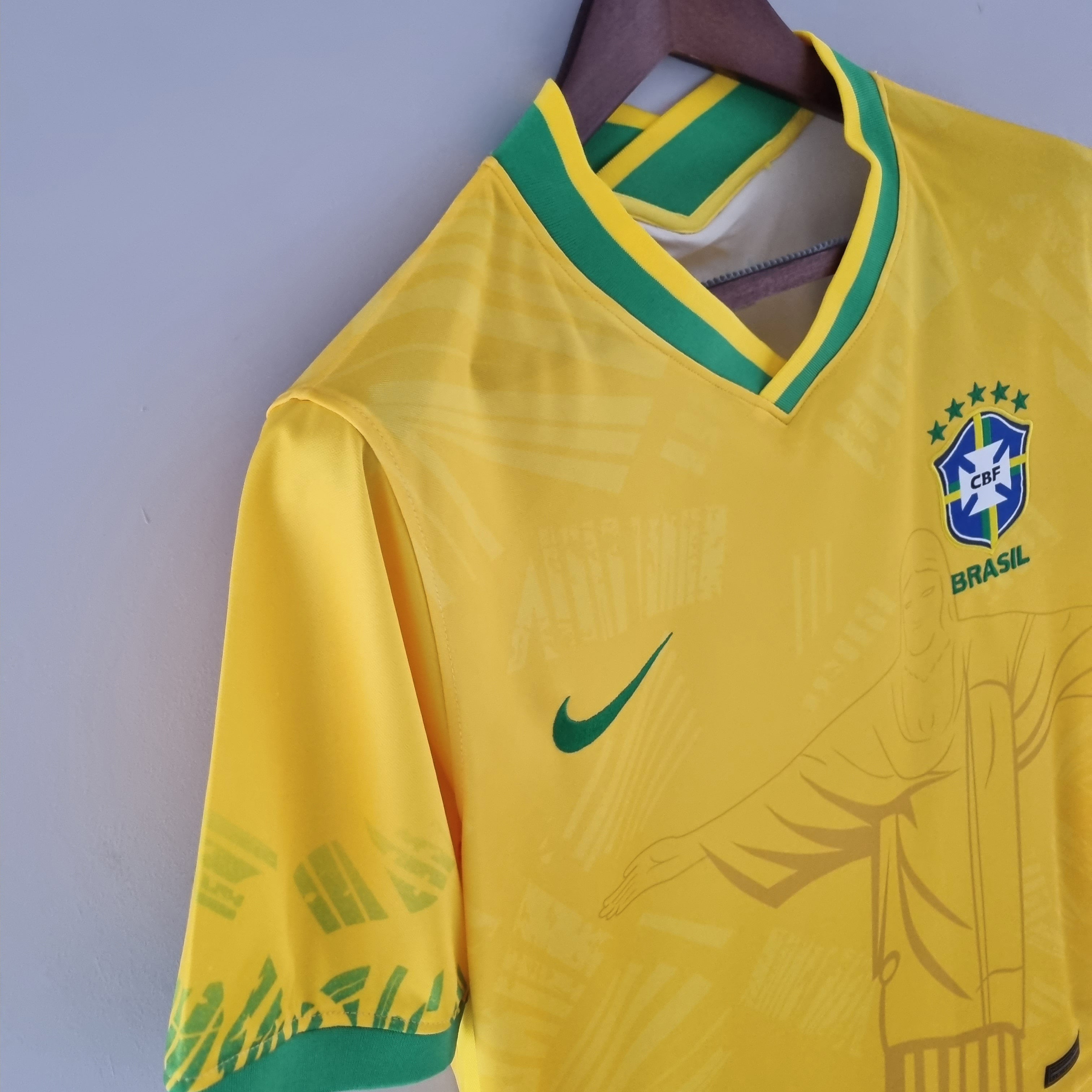 Camisa Seleção Brasil 2022 Amarela - Conceito Rio