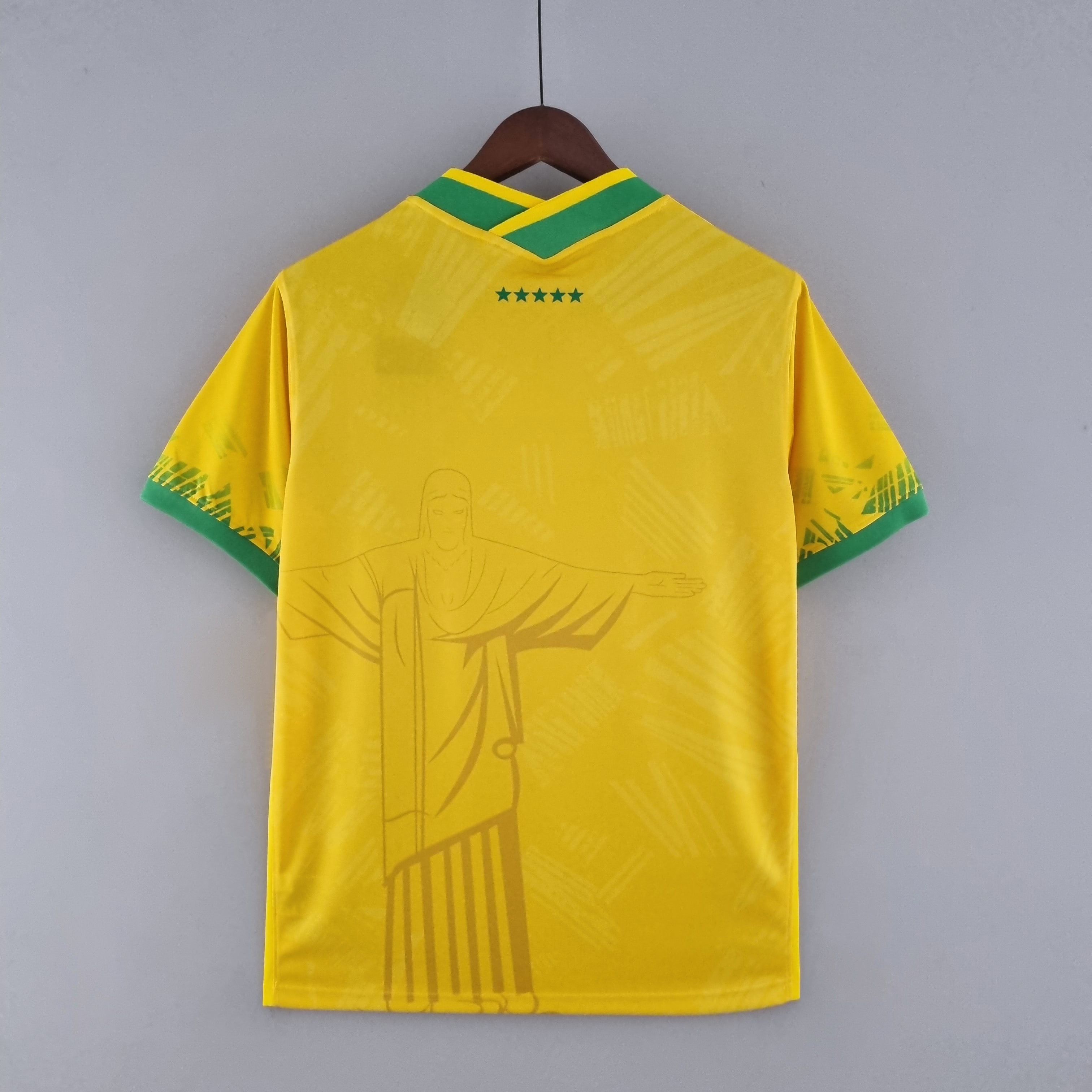 Camisa Seleção Brasil 2022 Amarela - Conceito Rio
