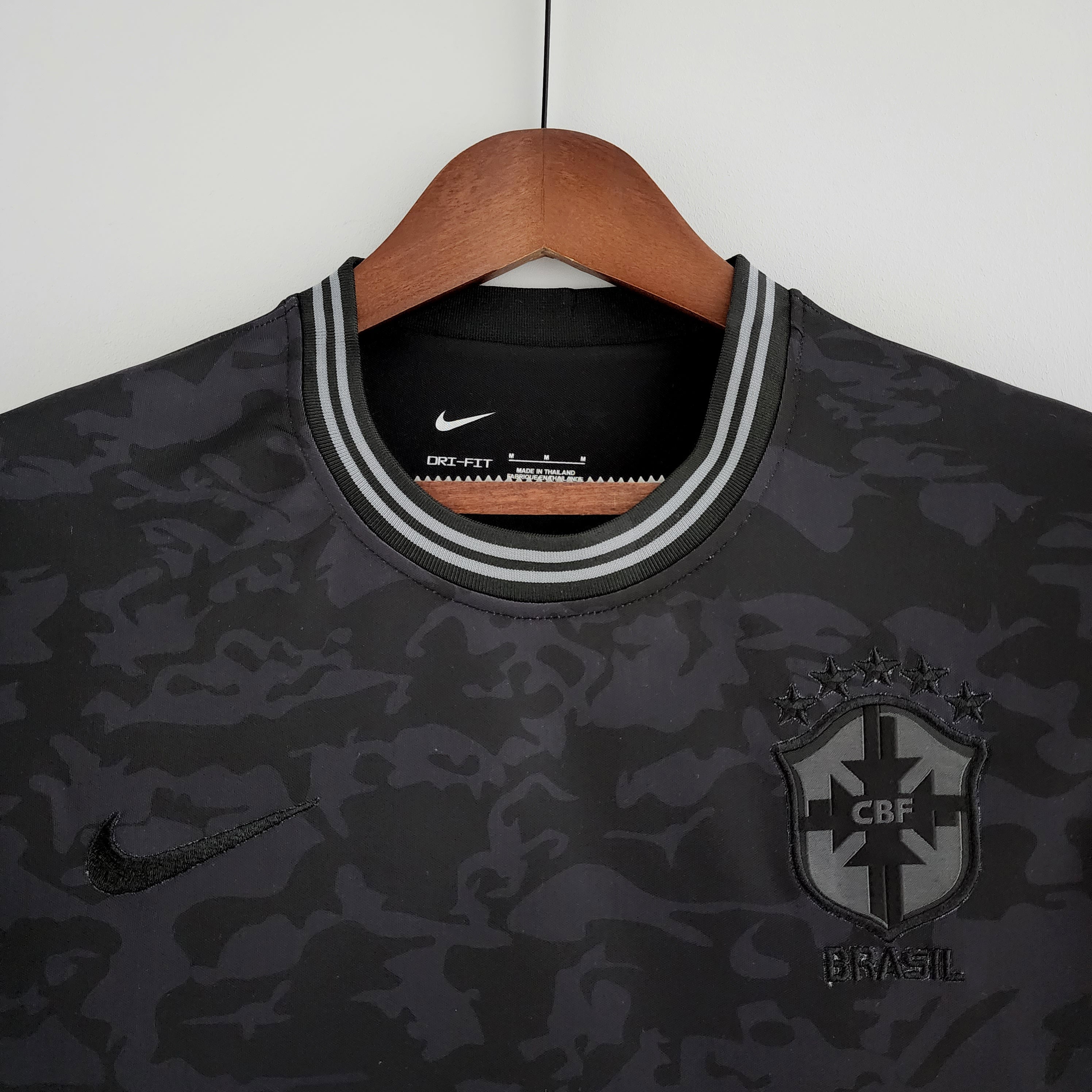 Camisa Seleção Brasil 2022 Preto - Conceito All Black