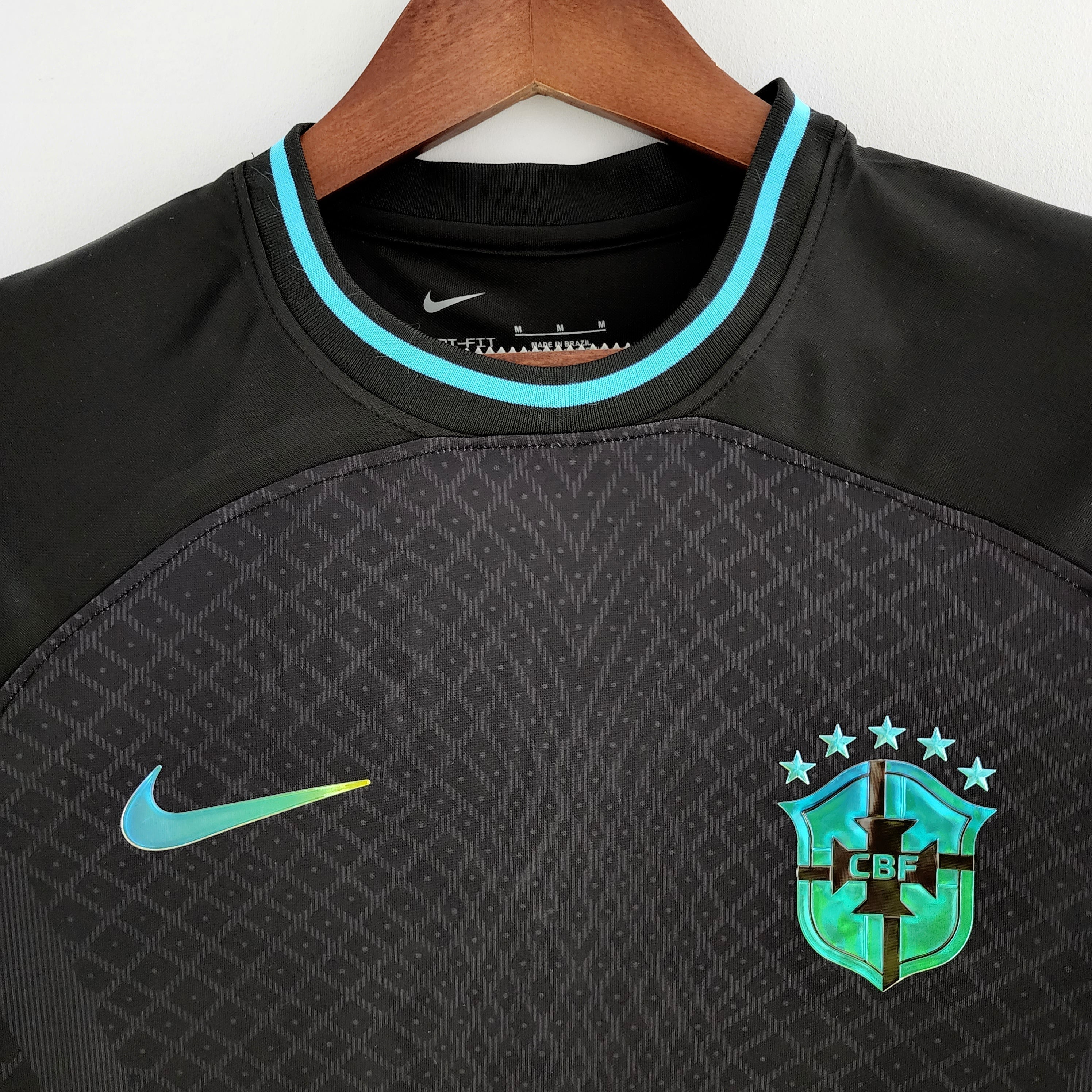 Camisa Seleção Brasil 2022 Preto - Conceito Preto