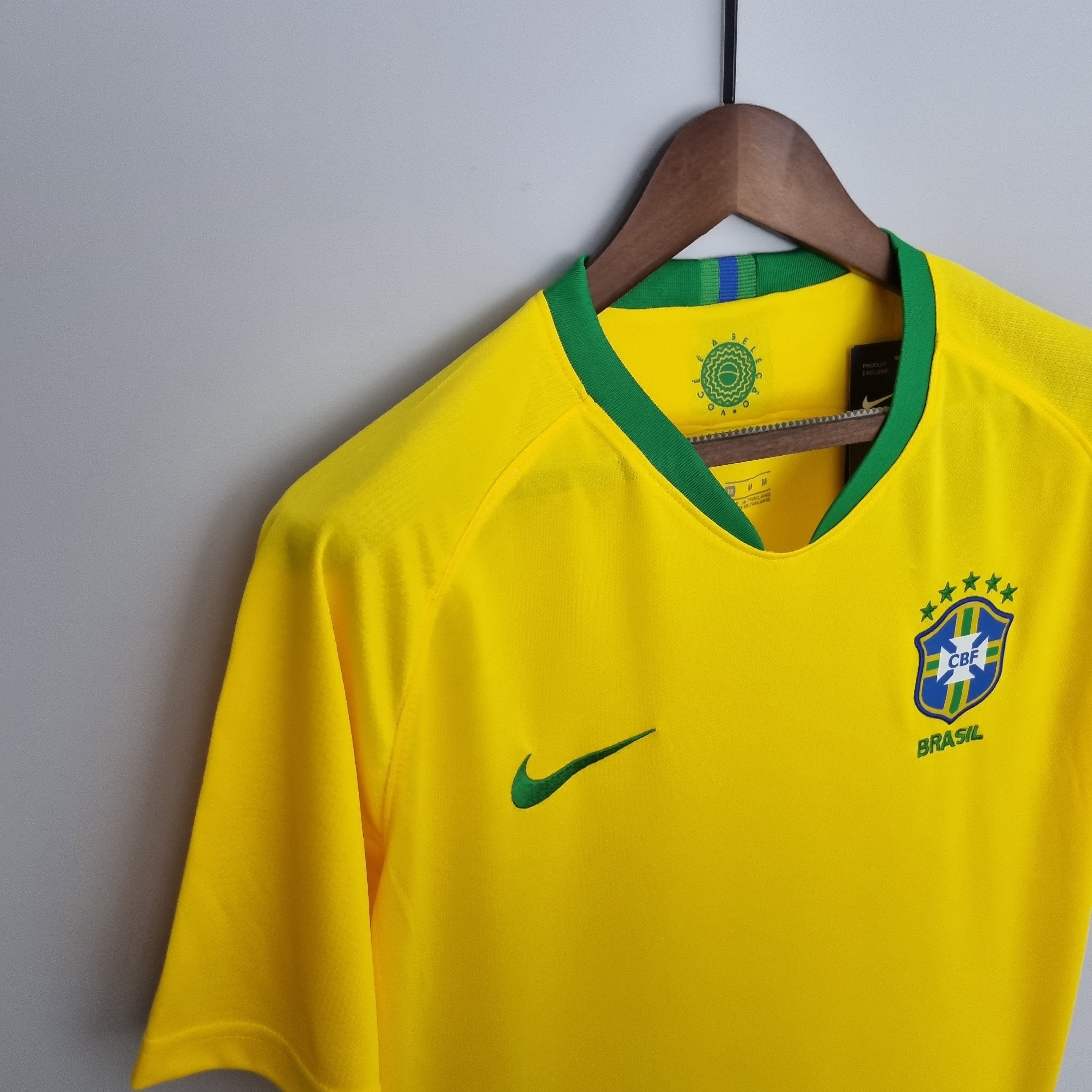 Camisa Seleção Brasileira Retrô 2008 Amarela