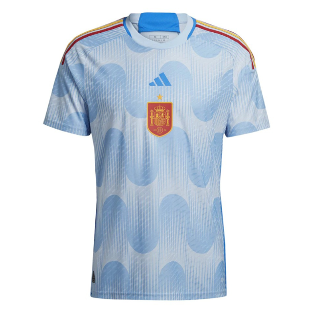 Camisa Seleção Espanha II 2022 Azul Celeste