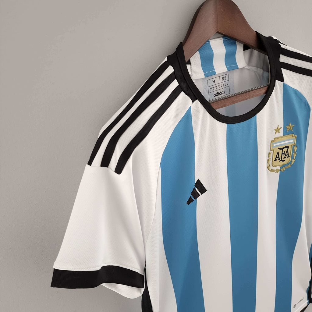 Camisa Seleção da Argentina I 2022 Azul e Branca