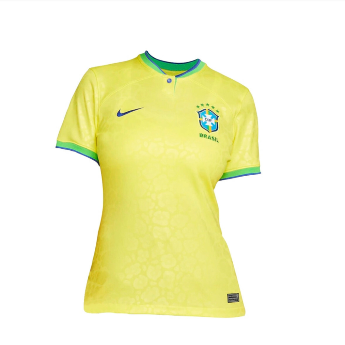 Camisa Feminina Seleção Brasil I 22/23 Amarelo