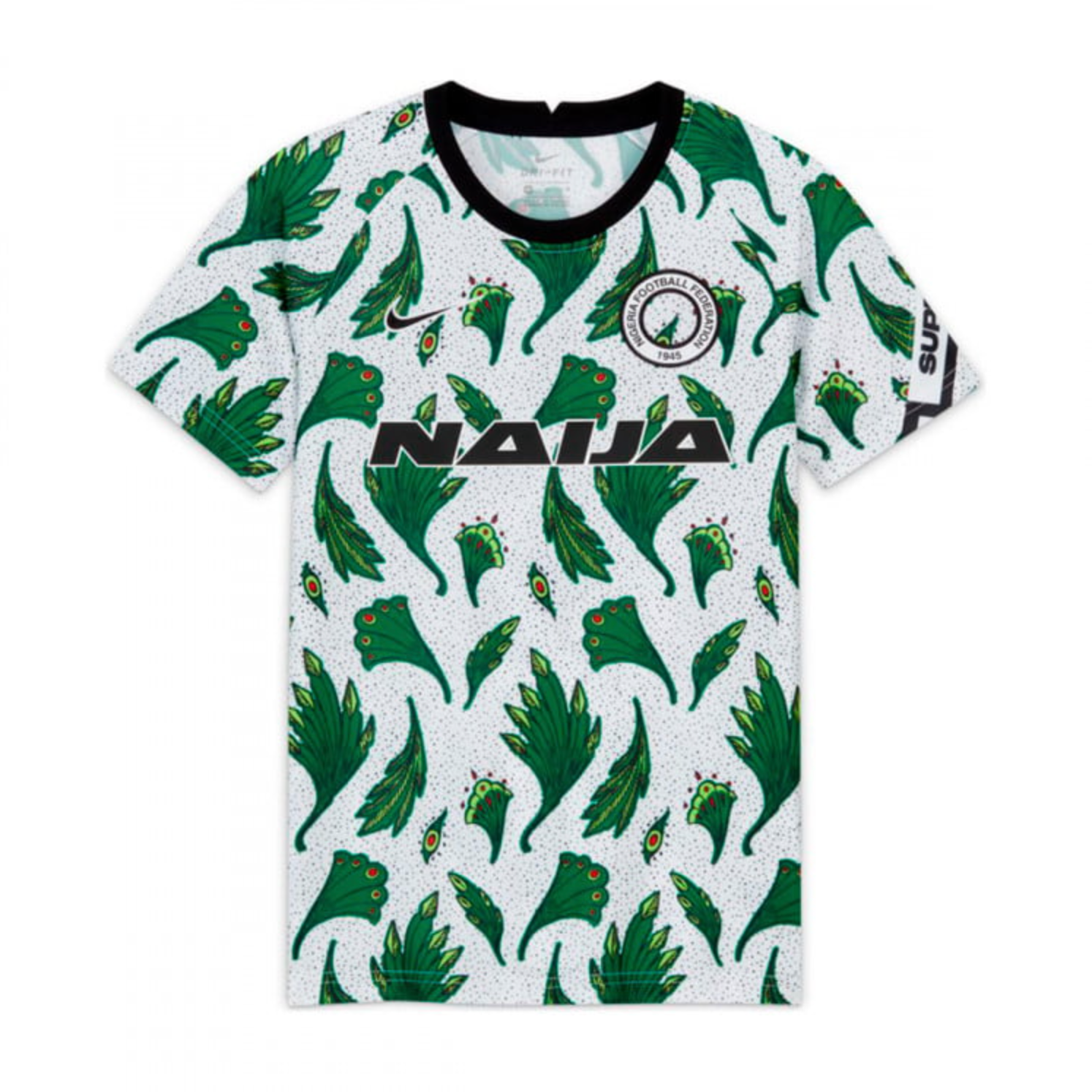 Camisa Pré-jogo Seleção Nigéria 20/21 Branco