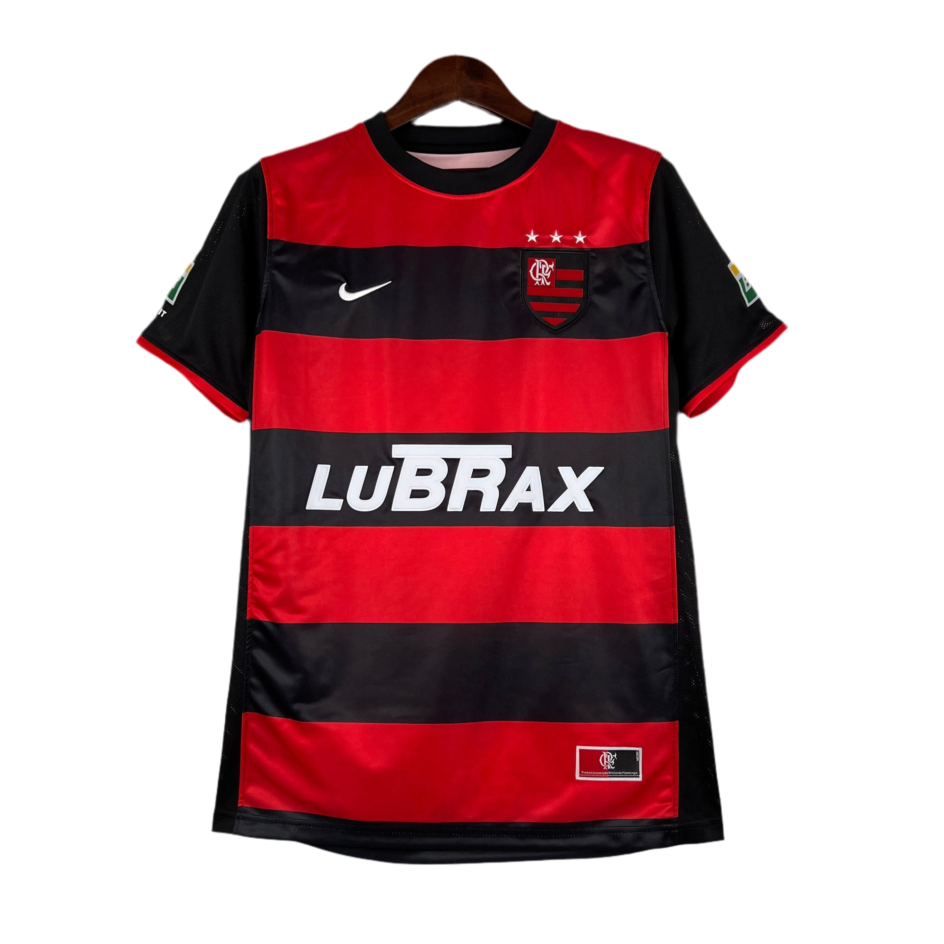 Camisa Flamengo Retrô 2000/2001 - Vermelha e Preta