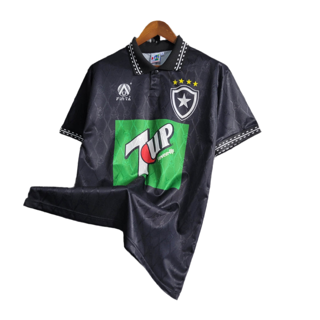 Camisa Botafogo Retrô 1995 - Preta e Branca