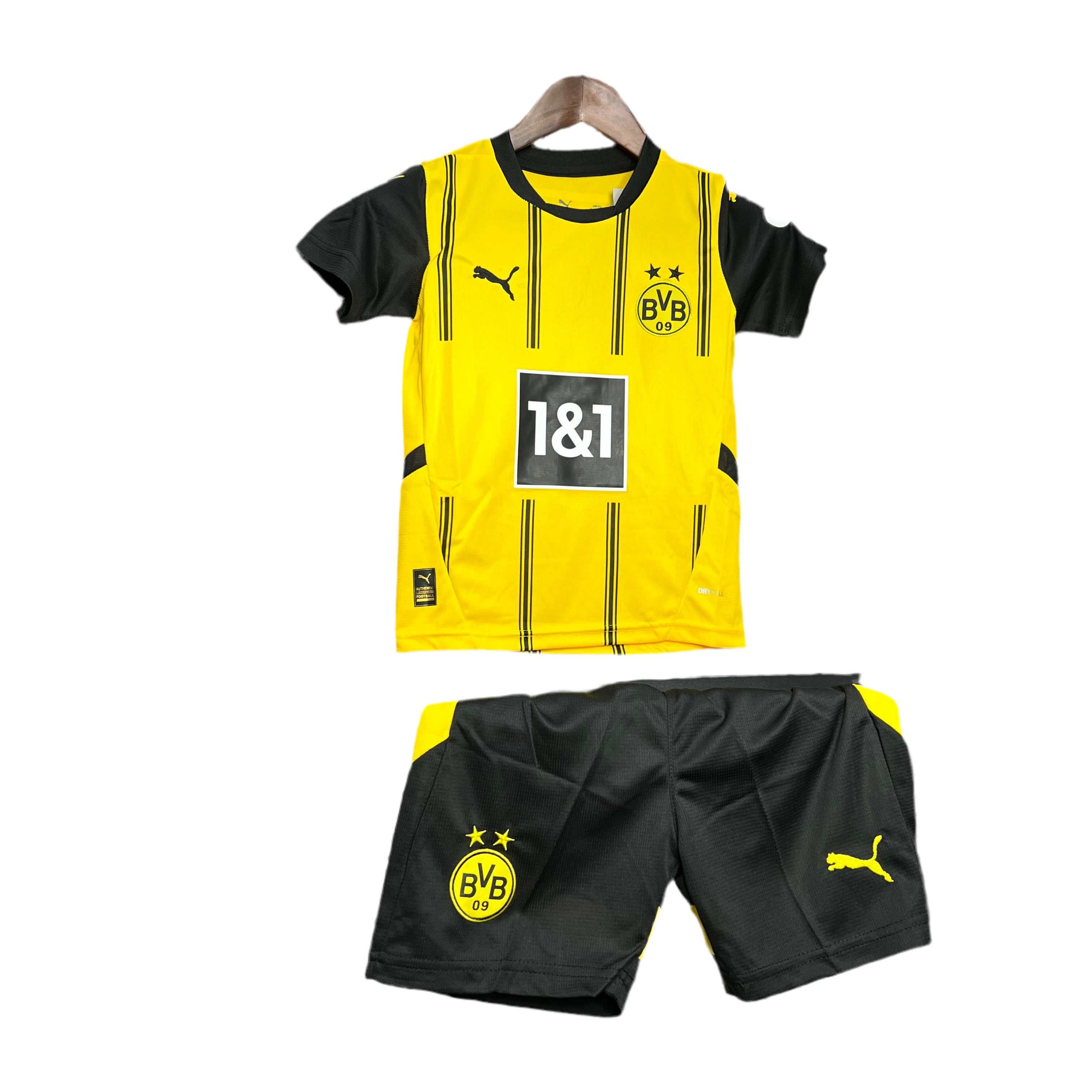 Kit infantil Borussia Dortmund I 24/25 - Amarelo