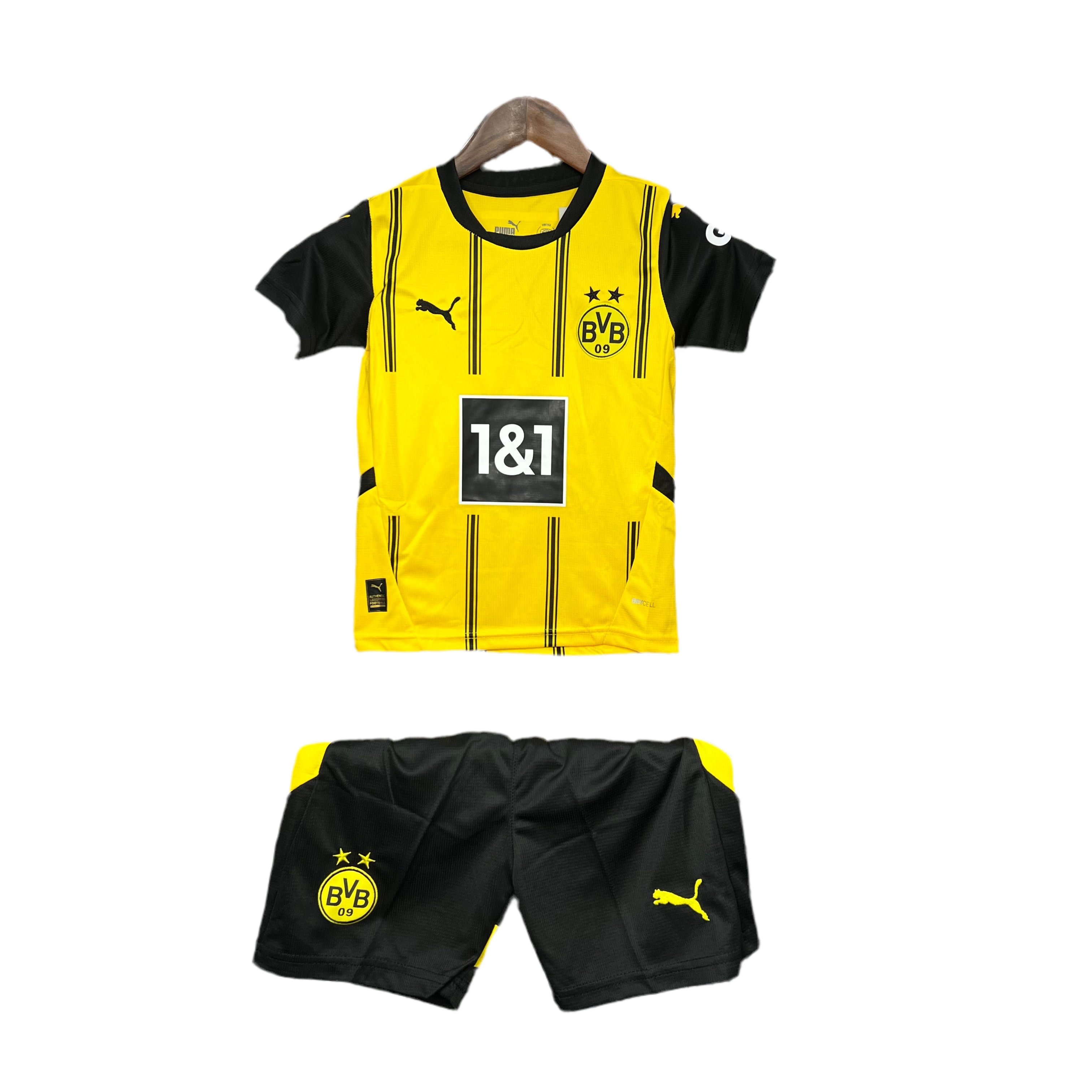 Kit infantil Borussia Dortmund I 24/25 - Amarelo