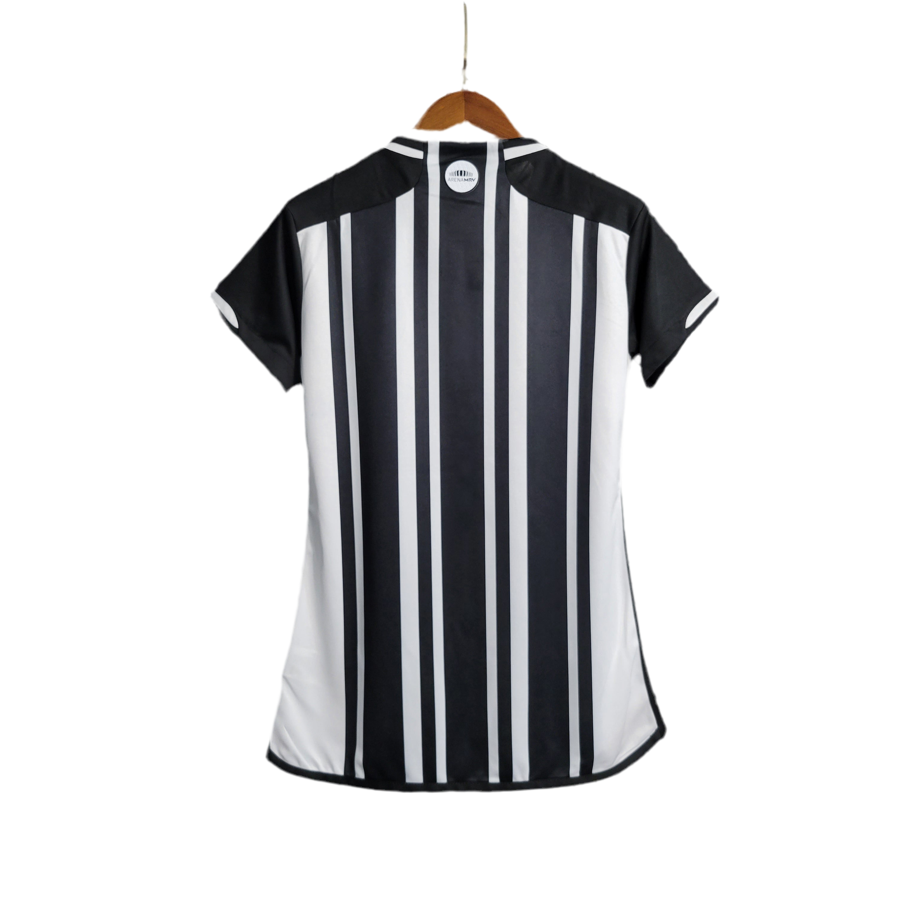 Camisa Feminina Atlético Mineiro I 23/24 Preto e Branco