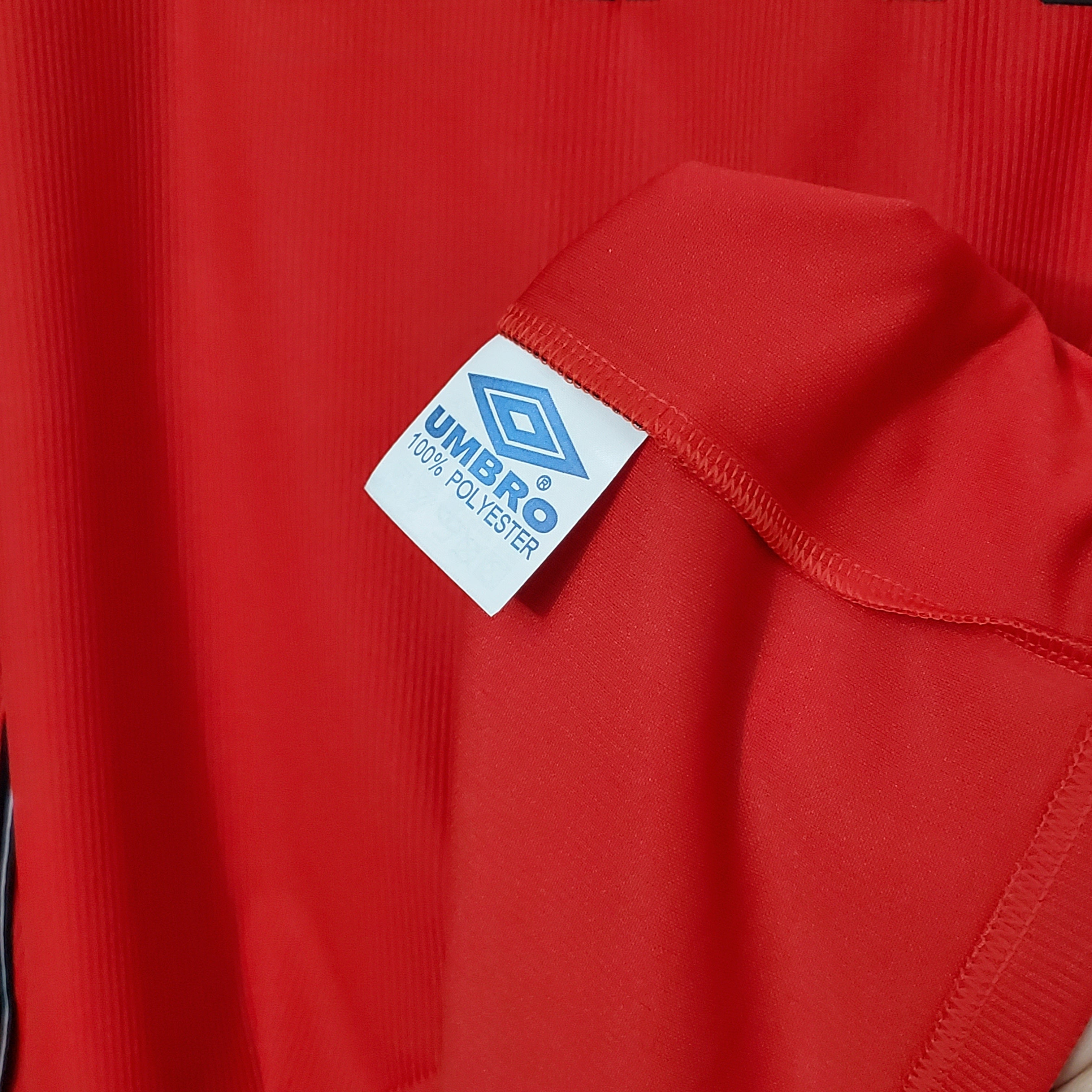 Camisa Manga Longa Manchester United 1998/99 Vermelho