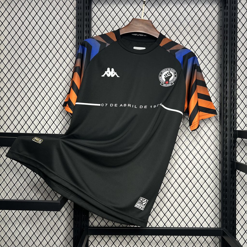 Camisa Vasco Pré-Jogo Preta 24/25