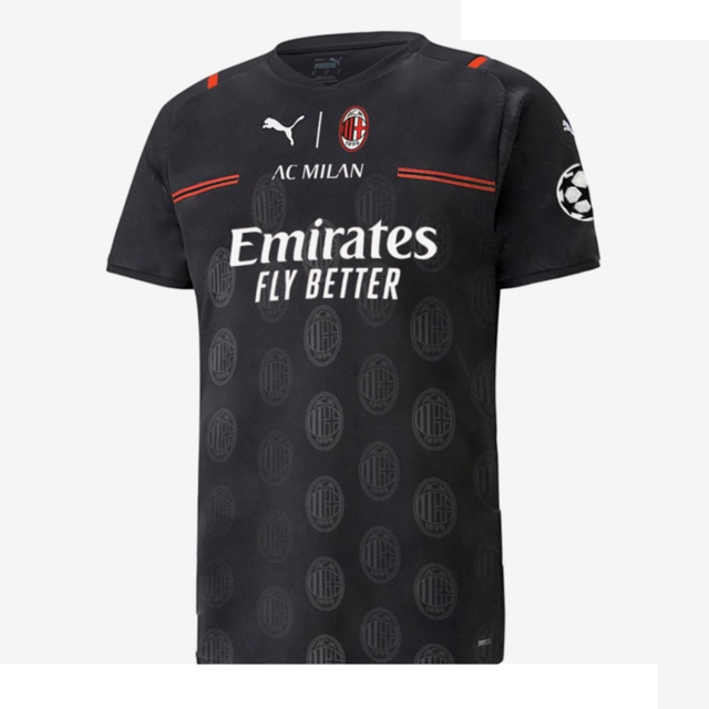 Camisa Milan 21/22 Preto