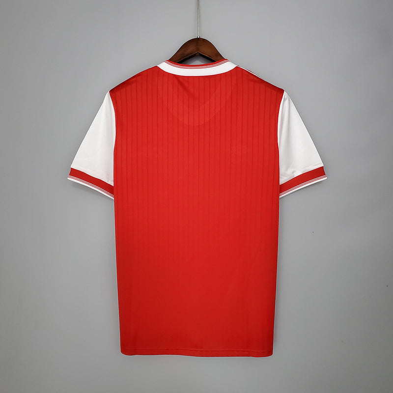 Camisa Arsenal Retrô 1983/1986 Vermelha e Branca