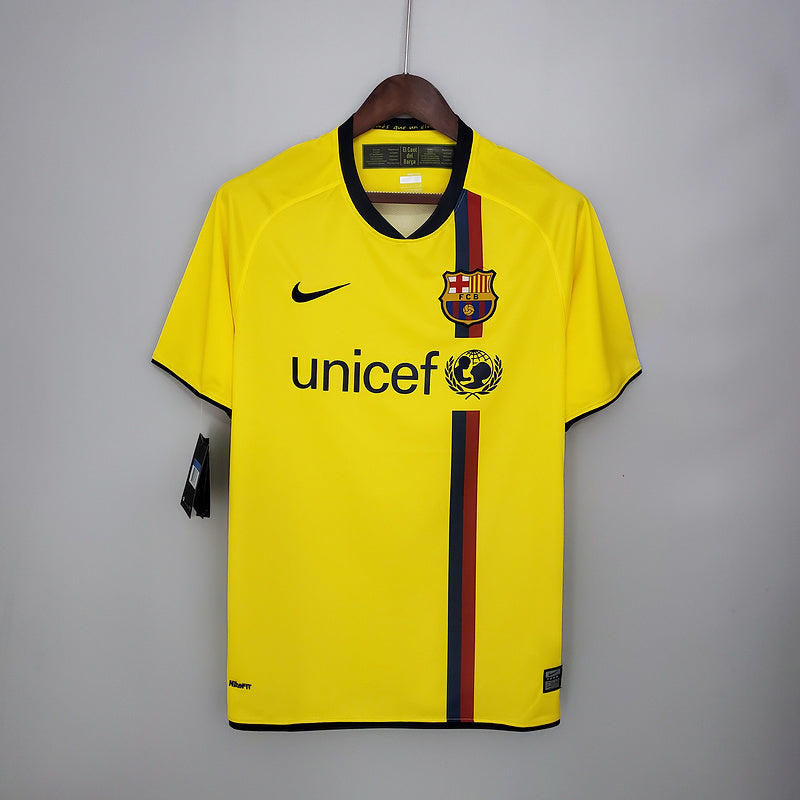 Camisa Barcelona Retrô 2008/2009 Amarela