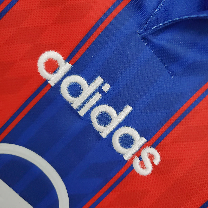 Camisa Bayern de Munique Retrô 1995/1997 Azul e Vermelha