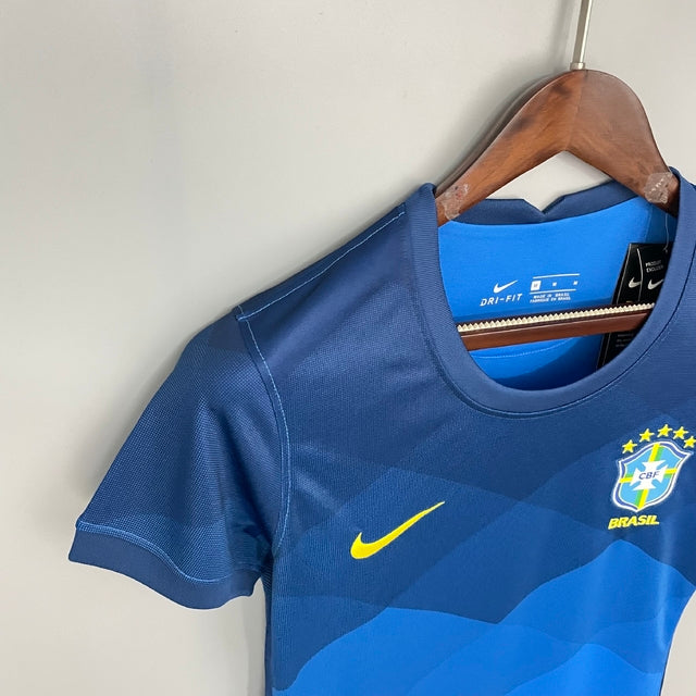 Camisa Feminina Seleção Brasil II 21/22 Azul