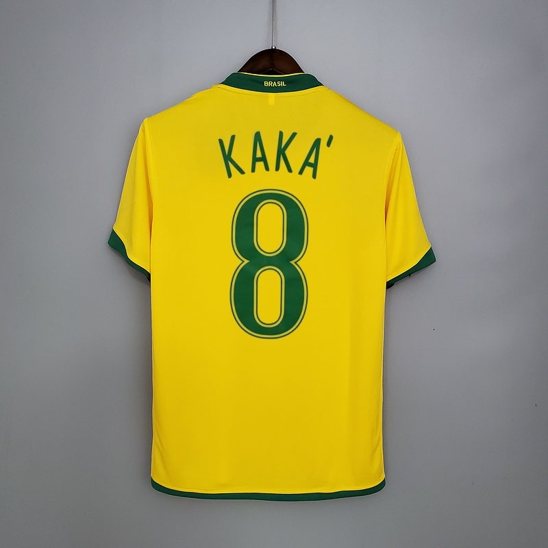 Camisa Seleção Brasileira Retrô 2006 Amarela