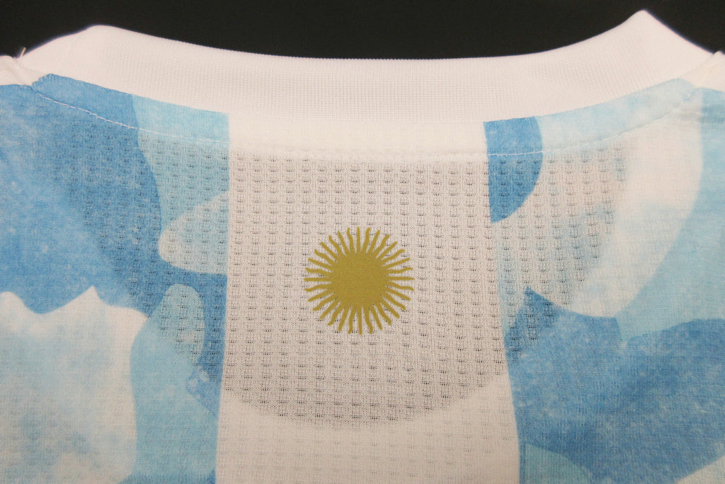 Camisa Argentina I 2021 - Branca e Azul - Masculino Jogador