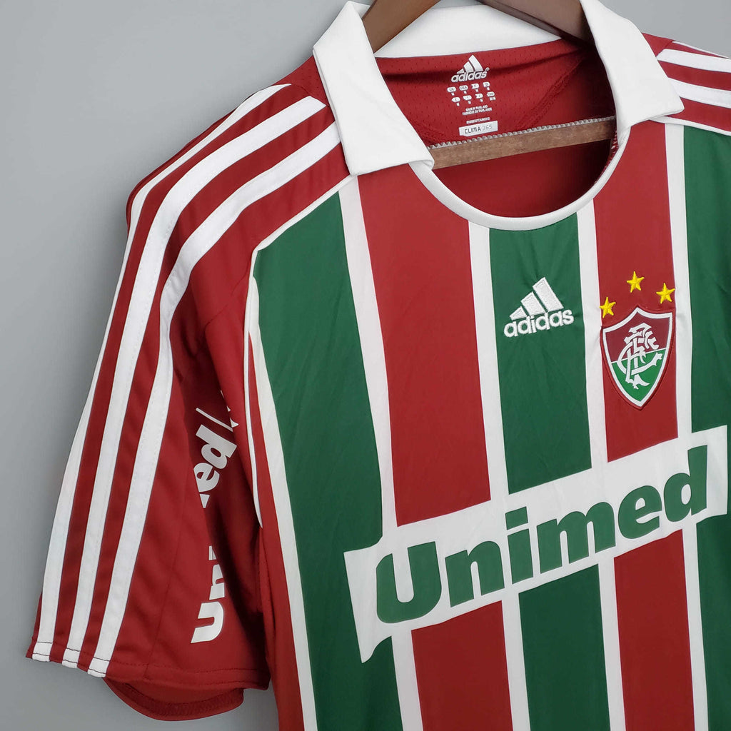 Camisa Fluminense Retrô 2008/2009 Vermelha e Verde
