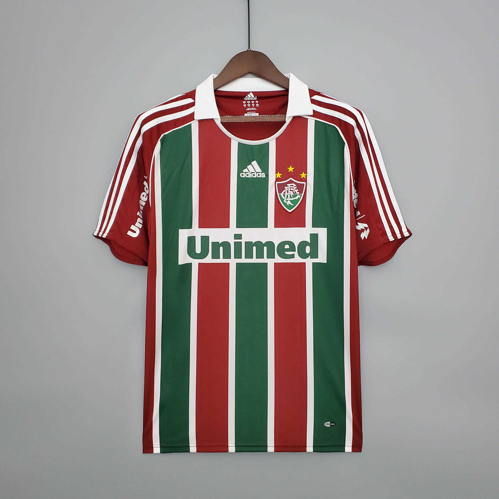 Camisa Fluminense Retrô 2008/2009 Vermelha e Verde