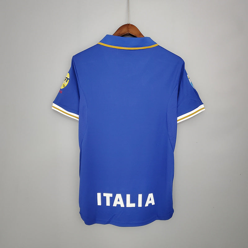 Camisa Itália Retrô 1996 Azul