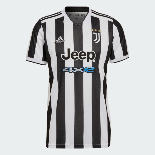 Camisa Juventus I 21/22 Branco e Preto