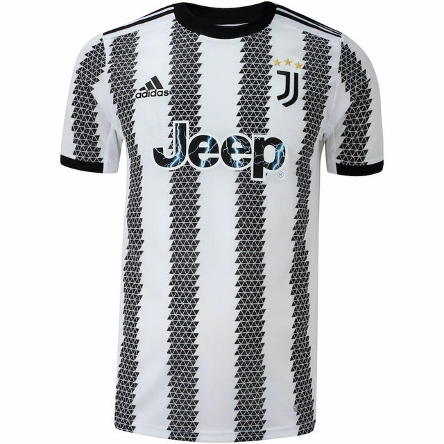 Camisa Juventus I 22/23 Branco e Preto