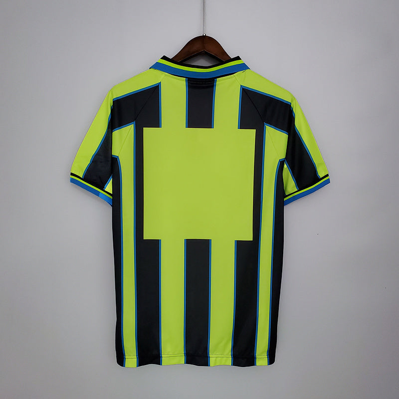Camisa Manchester City Retrô 1998/1999 Amarela e Preta