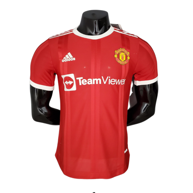 Camisa Manchester United I 21/22 - Vermelha - Masculino Jogador