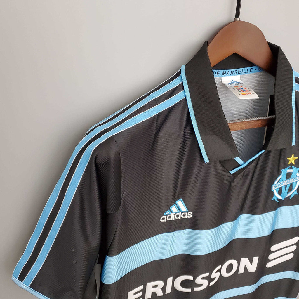 Camisa Marseille Retrô 1999/2000 Preta