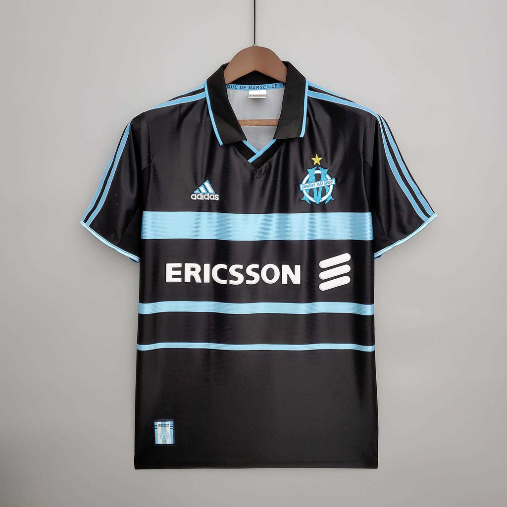 Camisa Marseille Retrô 1999/2000 Preta